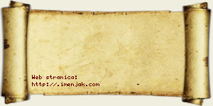 Desanka Krnjinac vizit kartica